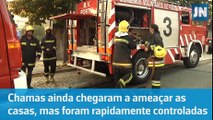 Incêndio assusta moradores