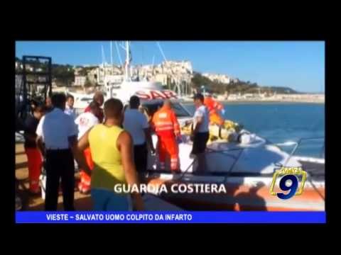 VIESTE | Salvato uomo colpito da infarto