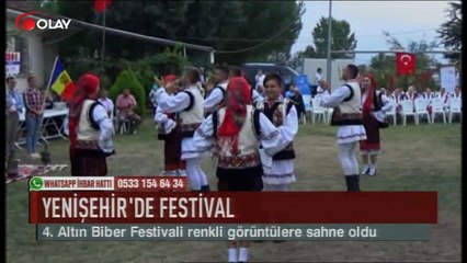 4. Altın Biber Festivali'nde renkli görüntüler (Haber 06 09 2017)