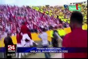Prensa extranjera destacó buen momento de la Selección Peruana