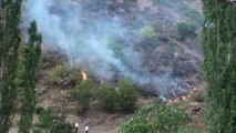 Orman Yangını Güçlükle Kontrol Altına Alındı