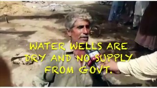 People in Sindh are desperate for water.