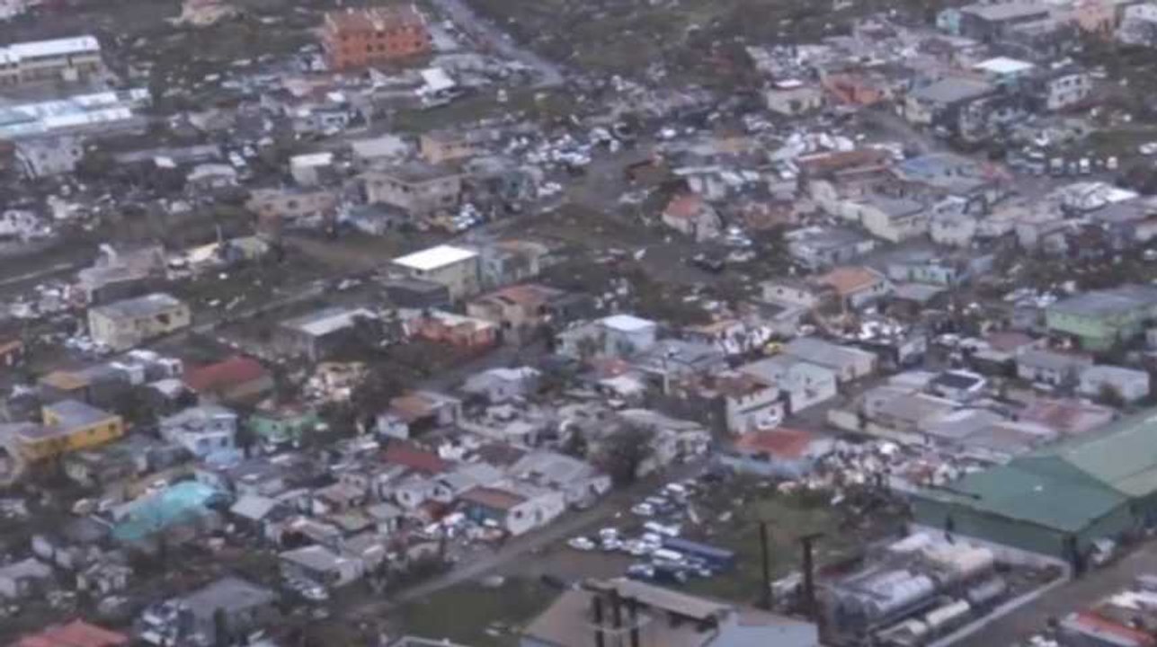 Vu du ciel : Saint-Martin dévastée après l'ouragan Irma