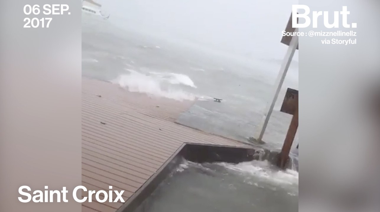 L'ouragan Irma, sans commentaire