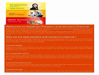 Home Relocation In Chennai