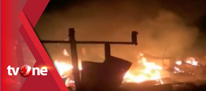 Kebakaran Hebat, Ratusan Rumah Warga di Cilegon Ludes di Lalap Api