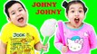 Bad Babies Fight! Bad Kid Steals Chips To Crying Baby - Johny Johny Yes Papa Song & Learn Colors