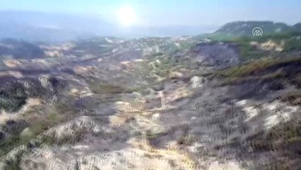 Yanan Alanlar Havadan Görüntülendi (2)