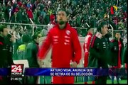 Arturo Vidal confirma su retiro de la Selección Chilena tras últimas derrotas