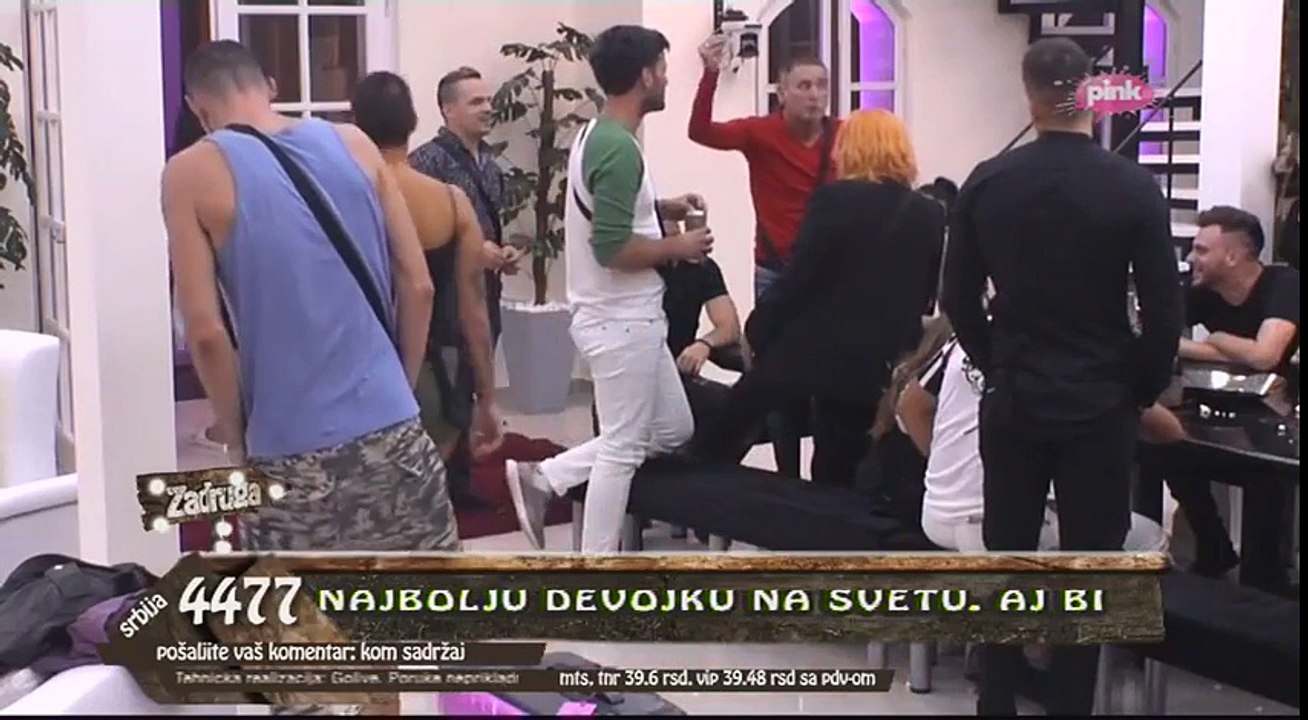Zadruga - Sukob Lepog Miće i Žarka Stojanovića - 06.09.2017.