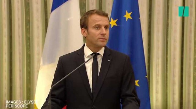 Ouragan Irma: pour Macron la France restera déterminée contre le réchauffement climatique