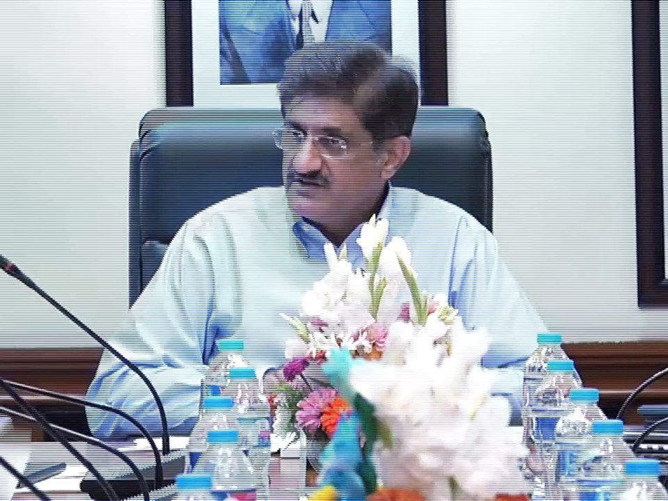 Sindh CM presides meeting to review progress of schemes Karachi Package