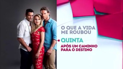 Chamada da novela O Que a Vida me Roubou, do capítulo 159° - 07/09/2017 no SBT