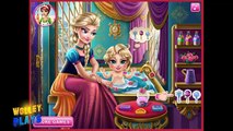 Y bebé baño de Elsa alimentación congelado Juegos princesa canciones juguetes | disney elsa