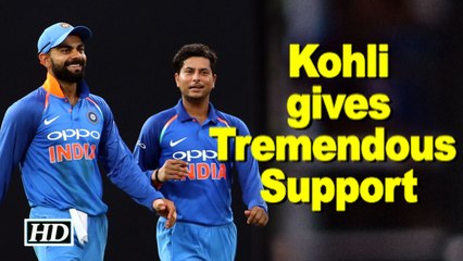 Virat Kohli gives tremendous support: Kuldeep Yadav
