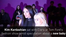 Kim Kardashian wows at Tom Ford show amid baby rumours