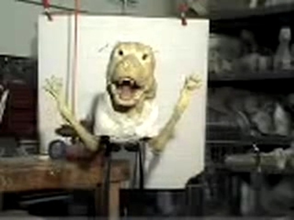 Animatronic Rotterweiler Testing in Progress