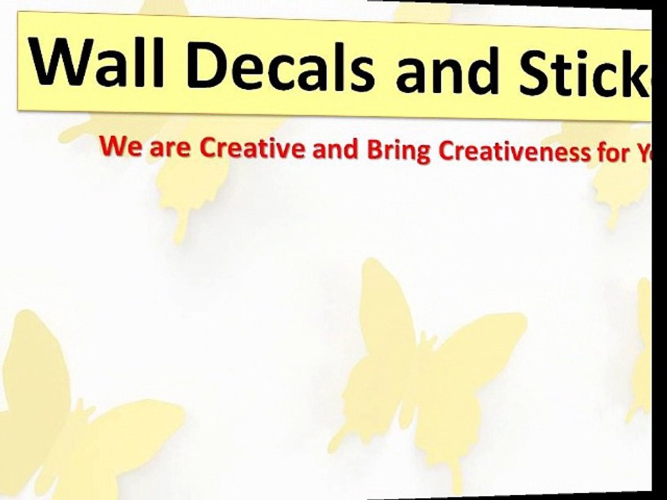 Wall Decals and Stickers