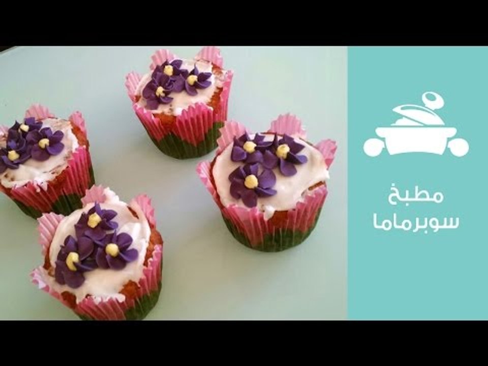 طريقة عمل كب كيك الشوكولاتة والموز لعيد الأم |...