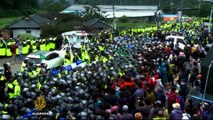 Protests after South Korea deploys anti-missile system