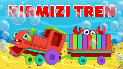 Kırmızı Tren Kloppi Şarkıları - Arkada Yüküm Ne? Deniz Hayvanları Türkçe Çocuk Şarkısı