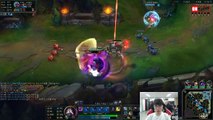 [Faker 中文] 卡薩丁用Faker 被物傷阿璃屌打啦！ LoL英雄聯盟