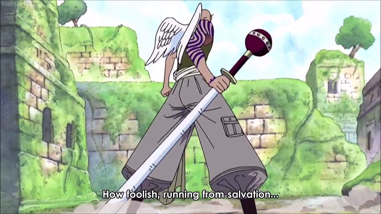 #691 Ohm Defeats Chopper - Luffy struggles inside the Snakes stomach