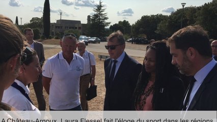 Le 18:18 : à Château-Arnoux, Laura Flessel fait l'éloge du sport dans les régions