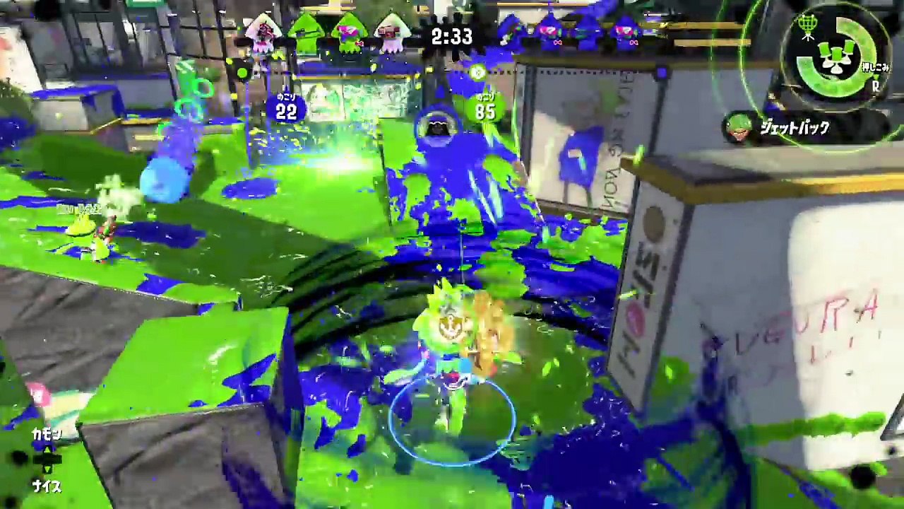 【スプラトゥーン2】開始21秒で終了！？伝説の運び屋現るww