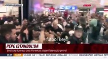Pepe İstanbulda Beşiktaş taraftarından Pepeye yoğun ilgi