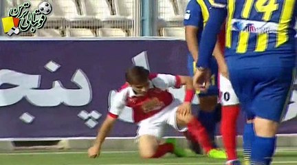 خلاصه بازی گسترش‌فولاد و پرسپولیس