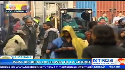 Entregarán llave de Bogotá, Colombia al papa Francisco que fue elaborada por exhabitantes de calle