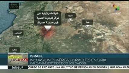 Ataque aéreo israelí alcanza una base militar siria