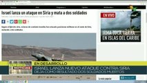 Mueren dos soldados sirios tras ataque de aviones israelíes