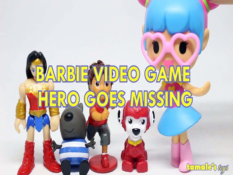 BARBIE VIDEO GAME HERO GOES MISSING WONDERWOMAN DANNY MARSHALL MARCUS DIEGO Toys BABY Videos, DC COMICS , JUSTICE LEAGUE