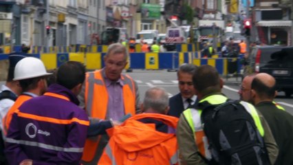 Emir Kir : "Une partie de la chaussée de Louvain s'est effondrée"