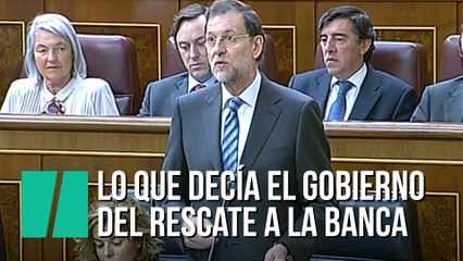 "Es un crédito a la banca que va a pagar la propia banca"