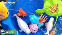 Doris découverte jouer la natation jouets eau Disney Pixar nager dans la recherche de Dori Dori jouets dip disney pixar