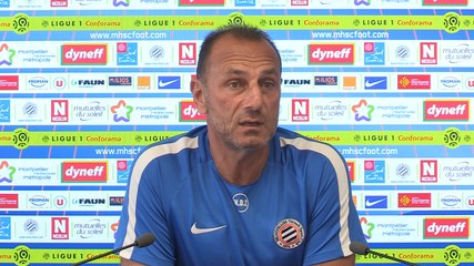 Michel Der Zakarian avant MHSC vs FC Nantes