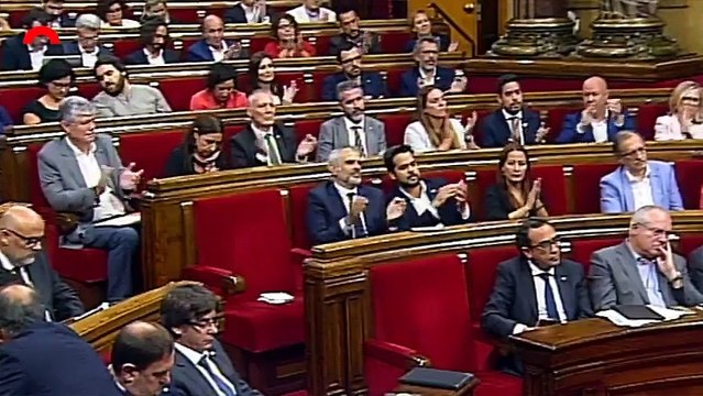 Ines Arrimadas arremete en el Parlament contra Juns Pel Si y la Cup