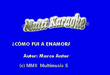 Marco Antonio Solis - Como Fui A Enamorarme De Ti (Version Bachata) (Karaoke)