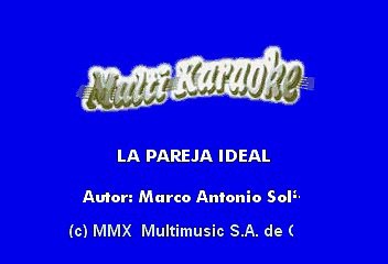 Marco Antonio Solis - La Pareja Ideal (Version Bachata) (Karaoke)