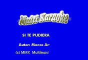 Marco Antonio Solis - Si Te Pudira Menter (Version Bachata) (Karaoke)
