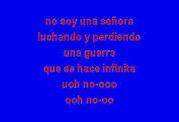 Maria Jose - No Soy Una Señora (Karaoke)