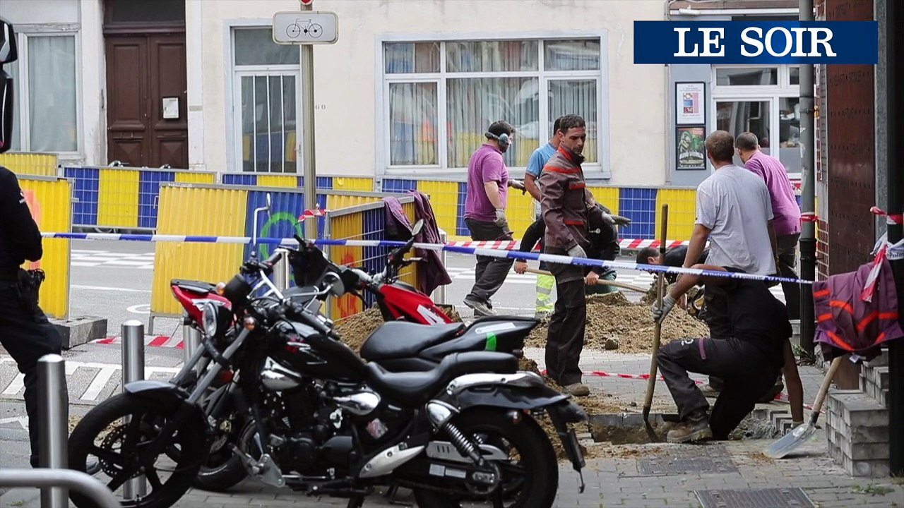 Effondrement Chaussée de Louvain: début des travaux de réparation