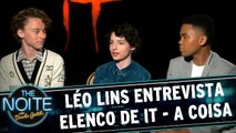 Léo Lins entrevista elenco do filme It - A Coisa