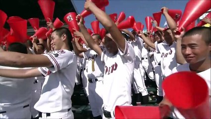 [高校野球2017夏3回戦] 広陵 中村決勝２ラン VS 聖光学院 ダイジェスト