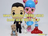 BARBIE VIDEO GAME HERO MEETS OLAF PERCIVAL GRAVES SYLVANIAN FAMILES PAPA SMURF Toys BABY Videos, FROZEN , DISNEY , PIXAR