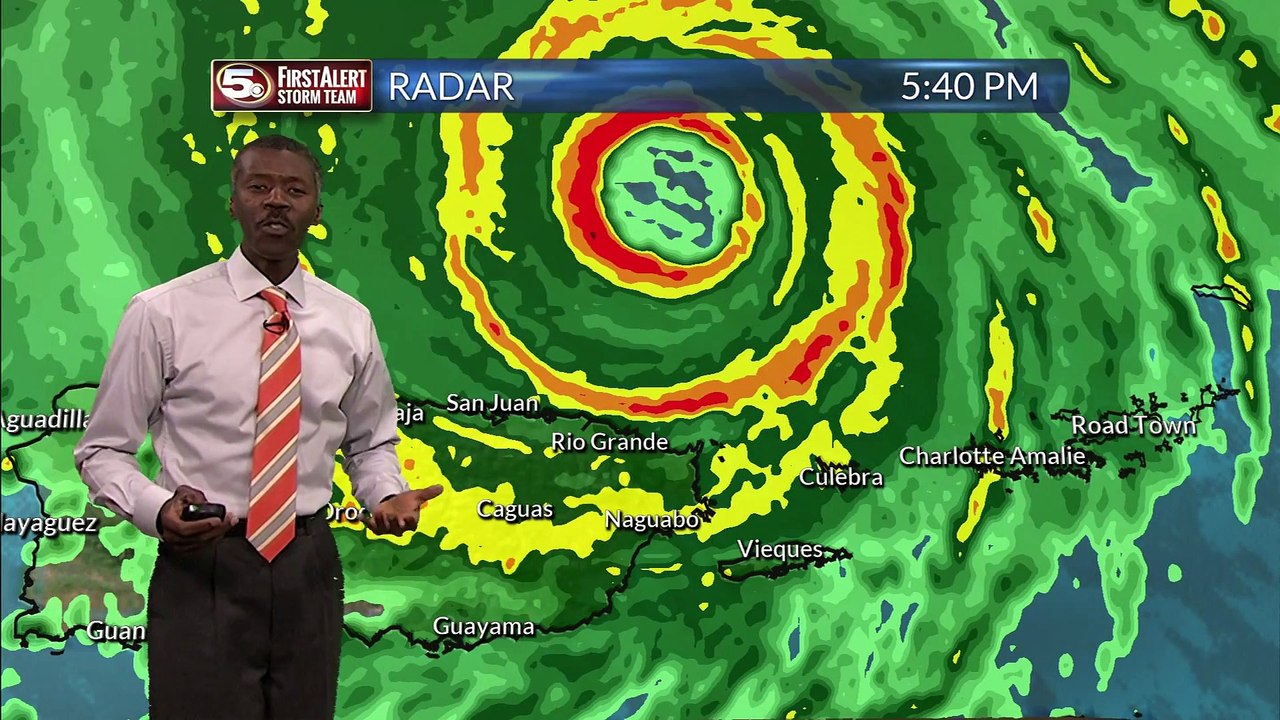 Hurricanes Irma, Jose, and Katia, all at once on 9-6-17