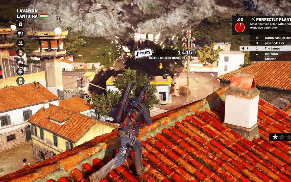 The Barrel ninja - Just Cause 3